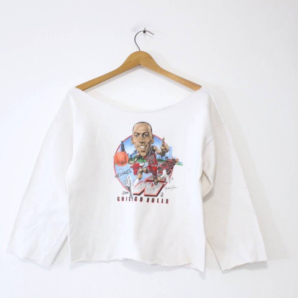 Vintage Chicago Bulls Basketball Michael Jordan Sweatshirt Large
